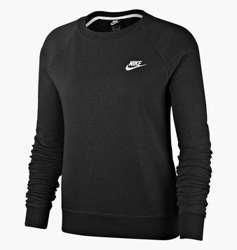 Кофта жіночі Nike W Nsw Essntl Crew Flc Black (BV4110-010), M, WHS, < 10%, 1-2 дні