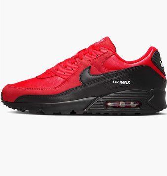 Кросівки чоловічі Nike Air Max 90 Black/Red (IF0670-600), 45, WHS, 1-2 дні