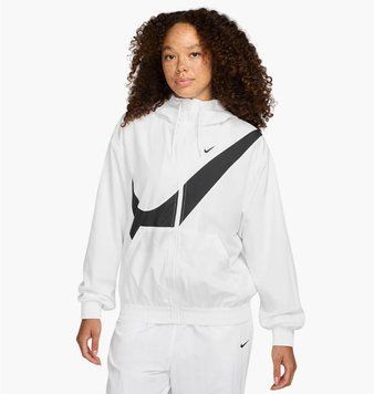 Вітровка жіноча Nike Clssc Wvn Uv Fz Logo Jkt White (HM8971-100), XS, WHS, 10% - 20%, 1-2 дні