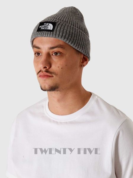 Шапка The North Face Tnf Logo Box Beanie Grey (NF0A3FJXDYY), One Size, WHS, 10% - 20%, 1-2 дні