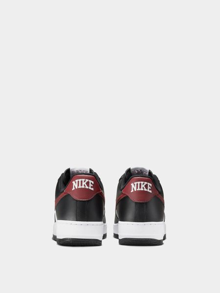 Кросівки чоловічі Nike Air Force 1 Low Black Red (FZ4615-001), 41, WHS, 1-2 дні