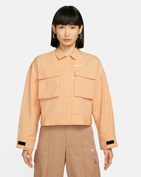 Вітровка жіноча Nike Sportswear Essential Women's Woven Jacket Orange (DM6243-851), S, WHS, 10% - 20%, 1-2 дні
