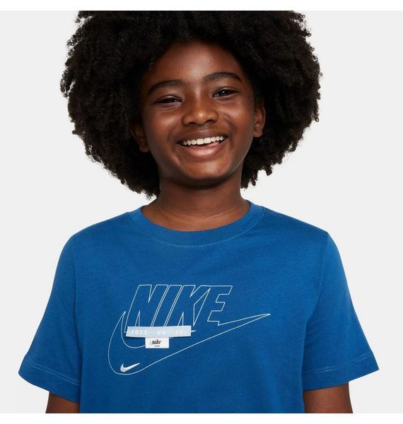 Футболка дитяча Nike Unisex Kid's K Nsw Teeclub Specialty (FN9608-476), M, WHS, < 10%, 1-2 дні