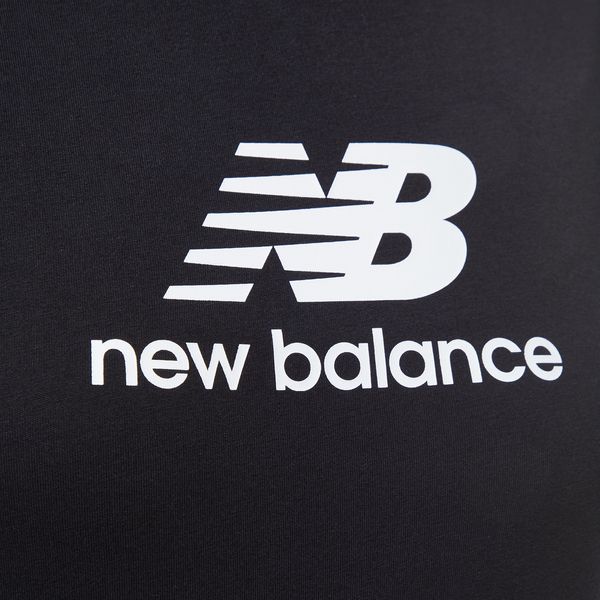 Футболка подростковая New Balance Essentials Stacked Logo Jersey (YT31541BK), S, WHS, 10% - 20%, 1-2 дня