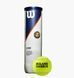Фотография Теннисный мяч Wilson Roland Garros All Ct 4 Ball (WRT116400) 1 из 3 в Ideal Sport