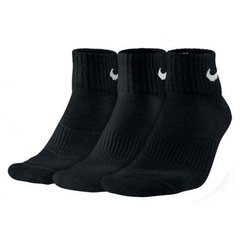 Шкарпетки Nike Cushion Quarter 3-Pack Black (SX4703-001), S, WHS