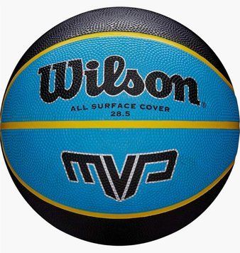 Баскетбольный мяч Wilson Mvp 275 Blue/Black (WTB9017XB05), 5, WHS, < 10%, 1-2 дня