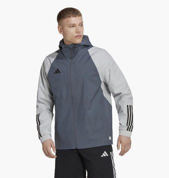 Куртка мужская Adidas Tiro 23 Competition All-Weather Jacket Grey (HU1320), S, WHS, 10% - 20%, 1-2 дня