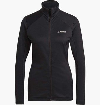 Кофта жіночі Adidas W Mt Full Z Fle Black (GI7189), L, WHS, 1-2 дні