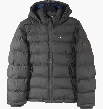 Куртка чоловіча Tommy Hilfiger Nylon Performance Hoody Puffer Black (158AN508-LO1), L, WHS, 1-2 дні