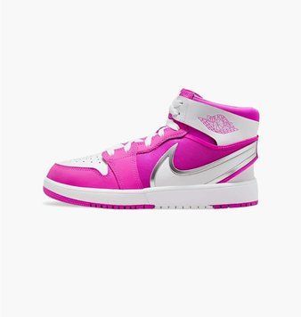 Кросівки дитячі Jordan 1 Mid Rm Easyon Gs Pink (FQ1281-601), 38.5, WHS, 1-2 дні