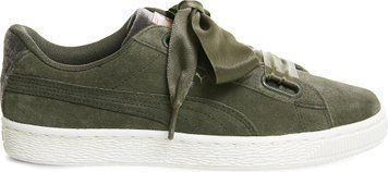 Кроссовки женские Puma Suede Heart Velvet Rope (365111-01), 36, WHS, < 10%, 1-2 дня