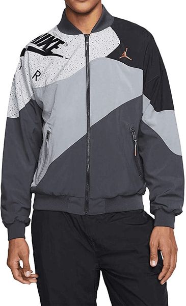 Ветровка мужскиая Jordan Jacket Windbreaker Grey Jacket (CQ8307-070), S, WHS