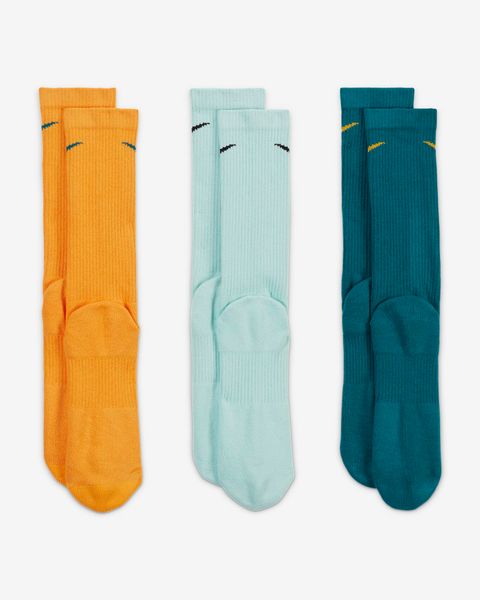 Шкарпетки Nike Everyday Plus Cushioned Training Crew Socks (3 Pairs) (SX6888-932), 34-38, WHS, 20% - 30%, 1-2 дні
