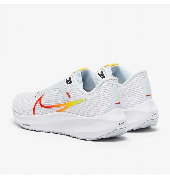 Кроссовки для бега женские Nike Air Zoom Pegasus 40 White Blue (DV3854-102), 41, WHS, > 50%, 1-2 дня