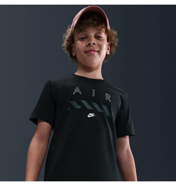 Футболка дитяча Nike Air Older Kids T-Shirt Black (HV5191-010), M, WHS, < 10%, 1-2 дні