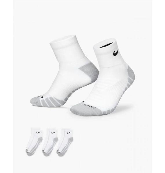 Носки Nike U Nk Evry Max Cush Ankle 3Pr (SX5549-100), 34-38, WHS, 40% - 50%, 1-2 дня