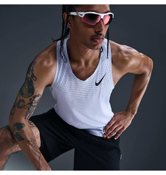 Майка мужская Nike Aeroswift Dri-Fit Adv Light Blue (FN4231-057), M, WHS, > 50%, 1-2 дня