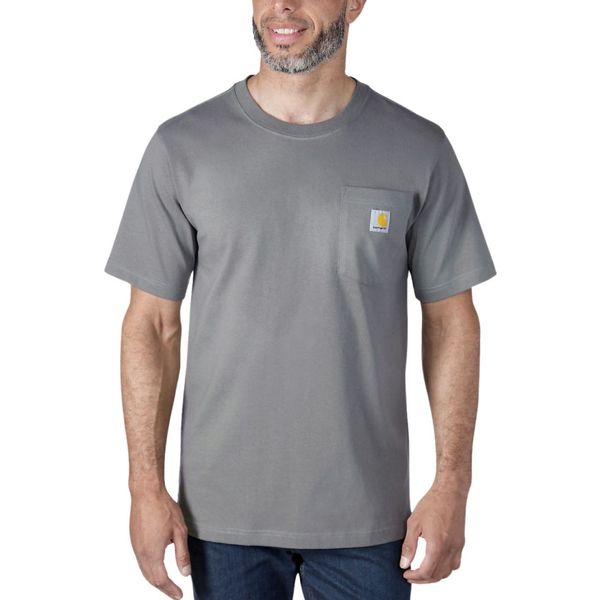 Футболка чоловіча Carhartt Mens Workwear Pocket Work T-Shirt - Desert (K87-DOV), XL, WHS, 10% - 20%, 1-2 дні