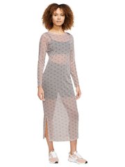 Nike Summer Evening Long Sleeve Midi Dress Gray Print (DV8249-292), L, WHS, 30% - 40%, 1-2 дні