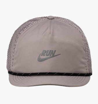 Кепка Nike Pro Dri-Fit Unstructured Swoosh Run Grey (IO8269-009), L/XL, WHS, < 10%, 1-2 дні