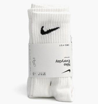 Шкарпетки Nike U Nk Everyday Ltwt Crew 3Pr (SX7676-100), 38-42, OFC, 40% - 50%, 1-2 дні