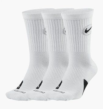 Шкарпетки Nike U Nk Crew Everyday Bball 3Pr (DA2123-100), 38-42, WHS, 20% - 30%, 1-2 дні