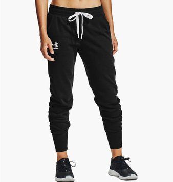 Брюки жіночі Under Armour Rival Fleece Joggers Black (1356416-001), L, WHS, 1-2 дні