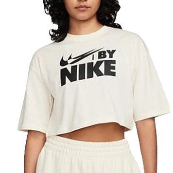 Футболка жіноча Nike W Nsw Crop Tee Gls (FZ4633-113&FZ4632-113), S, WHS, 1-2 дні