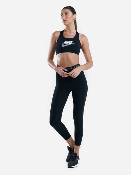 Спортивный топ женской Nike W Nk Df Swsh Cb Futura Gx Bra (DM0579-010), L, WHS, 30% - 40%, 1-2 дня