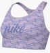 Фотографія Спортивний топ жіночий Nike Swoosh Iconic Aop Violet (DQ5121-530) 1 з 6 в Ideal Sport