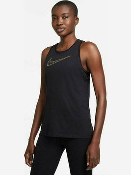 Майка жіноча Nike Dri Fit Graphic Tank (DM2860-010), S, WHS, 10% - 20%, 1-2 дні