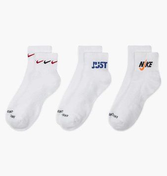 Шкарпетки Nike U Nk Everyday Plus Cush Ankle (DH3827-902), 34-38, WHS, 10% - 20%, 1-2 дні