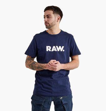 Футболка мужская G-Star Raw Holorn Tee Blue (D08512-8415-6067), M, WHS, 10% - 20%, 1-2 дня
