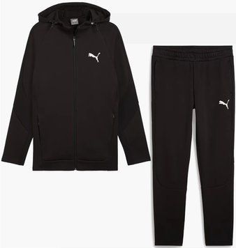 Спортивний костюм чоловічий Puma Evostripe Full-Zip Hoodie Black (681700-01__681702-01), S, WHS, < 10%, 1-2 дні