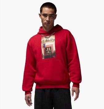 Кофта мужская Jordan Jm Chimney Flc Po Red (HQ5654-687), L, WHS, 10% - 20%, 1-2 дня