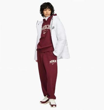 Спортивний костюм жіночий Nike Oversize Bordo (FB9960-638__FB9959-638), S, WHS, 1-2 дні