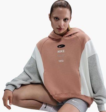 Кофта жіночі Nike Nsw Phnx Flc Remix Peach/Multi (IH8516-688), M, WHS, 10% - 20%, 1-2 дні