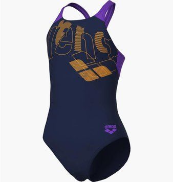 Купальник закритий дитячий Arena Tales Swimsuit V Back Blue (009085-590), 116 СM, WHS, < 10%, 1-2 дні