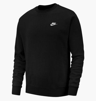 Кофта чоловіча Nike M Nsw Club Crw Bb (BV2662-010), 2XL, WHS, 30% - 40%, 1-2 дні