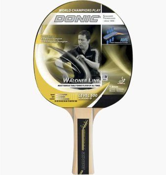 Ракетка для настольного тенниса Donic Waldner 500 (723062), One Size, WHS, < 10%, 1-2 дня