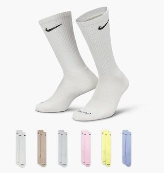 Шкарпетки Nike Everyday Plus Cushioned Training Crew Socks (6 Pairs) (SX6897-906), 34-38, WHS, 20% - 30%, 1-2 дні