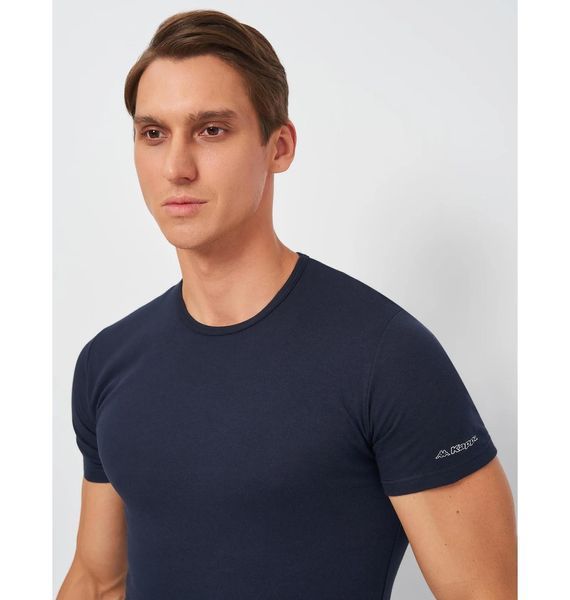 Футболка мужская Kappa T-Shirt Mezza Manica Girocollo (K1306-BLUNAVY), 2XL, WHS, < 10%, 1-2 дня