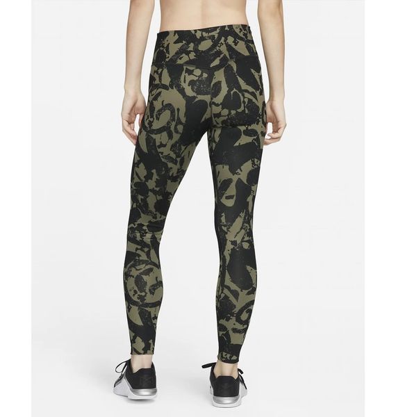 Лосіни жіночі Nike One Luxe Icon Clash Green Dm7623-010 (DM7623-010), S, WHS, 1-2 дні
