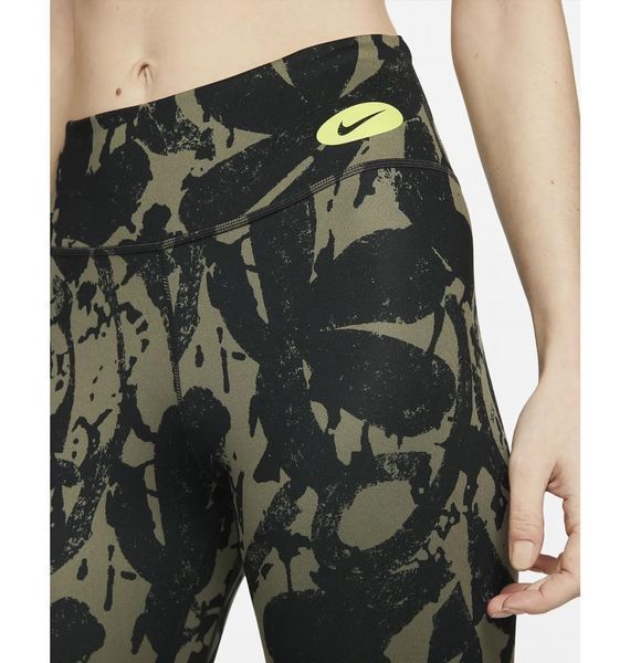 Лосіни жіночі Nike One Luxe Icon Clash Green Dm7623-010 (DM7623-010), S, WHS, 1-2 дні