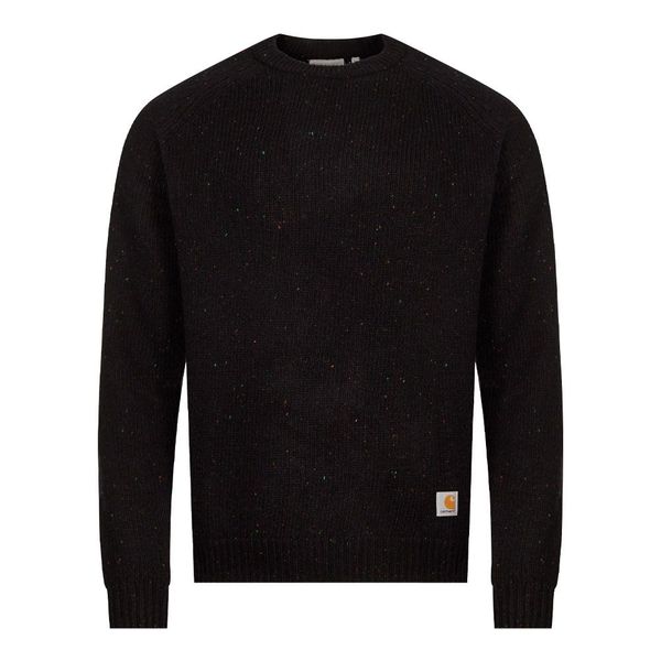 Кофта чоловічі Carhartt Anglistic Sweater (I010977-SPECKLED-BLACK), L, WHS, 1-2 дні