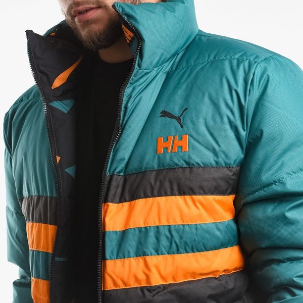 Куртка мужская Puma X Helly Hansen Jacket Teal Green-Aop Front (597081-98), XS, WHS, 10% - 20%, 1-2 дня