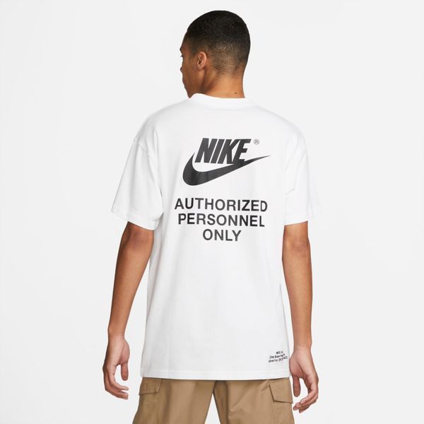 Футболка чоловіча Nike M Nsw Authrzd Personnel Tee (DM6427-100), L, OFC, 30% - 40%, 1-2 дні