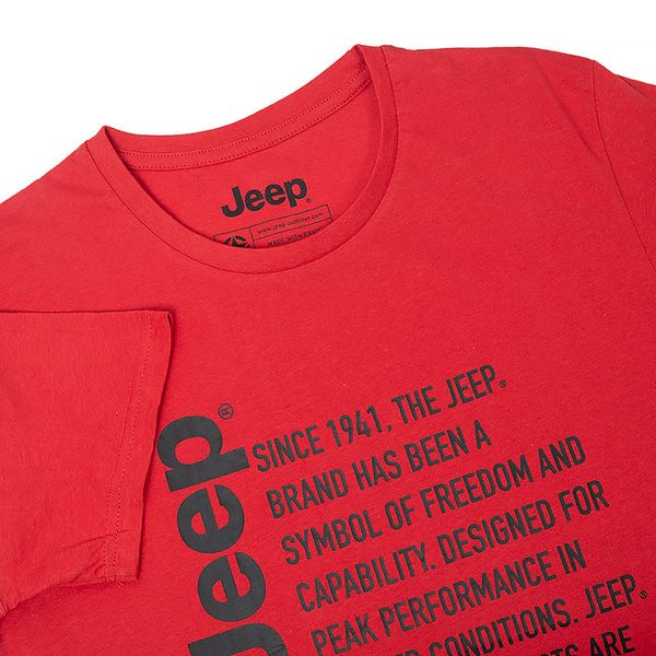 Футболка мужская Jeep T-Shirt Since 1941 (O102591-R699), XL, WHS, 1-2 дня