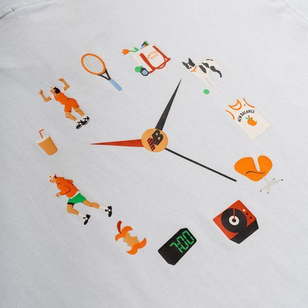 Футболка чоловіча New Balance Drake Cereal Clock Tee (MT51971), L, WHS, 10% - 20%, 1-2 дні